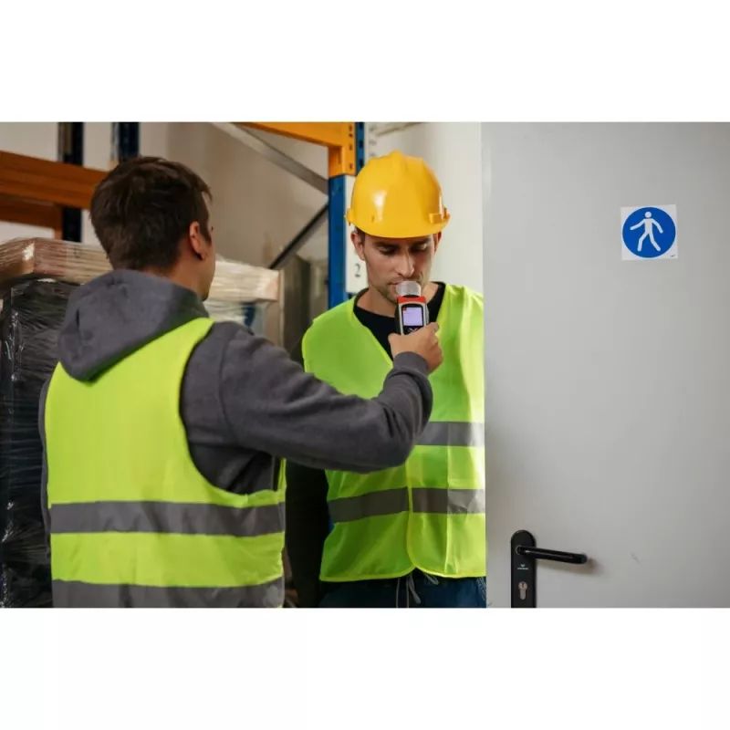 AlcoVisor Mark X+ Alcoolímetro eletroquímico, vermelho