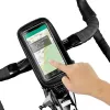Bolsa de quadro de bicicleta compacta WILDMAN Bike Holder Case S E1 1L preta – com fechos de velcro