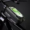 Bolsa de quadro de bicicleta WILDMAN GX200 caixa preta suporte de bicicleta