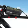 Bolsa de quadro de bicicleta WILDMAN GX200 caixa preta suporte de bicicleta