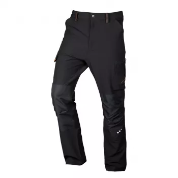 NEO TOOLS Mix&Match Calças de trabalho 4-way stretch, preto-laranja, XL