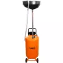 NEO TOOLS 10-810 Recolhedor de óleo móvel, gravidade, depósito de 70 L, esvaziamento pneumático, tabuleiro de recolha de 420 mm, altura ajustável 1000-1600 mm