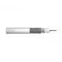 Cabo coaxial DIGITUS RG-6, cobre de 1,05 mm, 75 Ohm, dupla blindagem (2x película + 77% trança), Eca, bainha de PVC, 305 m, branco
