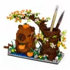 Blocos de construção Capybara com árvore porta-lápis LEAN TOYS 1800 peças