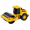 Cilindro compactador de estrada LEAN TOYS veículo de construção escala 1:32 com cilindro rotativo, luz e som amarelo