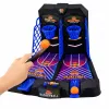 Basquetebol de mesa mini LEAN TOYS jogo de destreza a dois para 2 jogadores com contagem de pontos