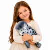Foca realista de peluche LEAN TOYS peluche, cinzento, 50 cm