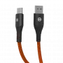 Cabo HAMMER USB-A para USB-C 1,2 m Preto 480Mbps Carregamento e dados
