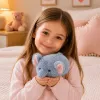 LEAN TOYS mascote elefante de peluche macio pequeno cinzento 18 cm