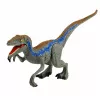 LEAN TOYS conjunto caçador de dinossauros figuras de ação com articulações móveis e acessórios de rede e armas