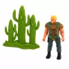 LEAN TOYS conjunto caçador de dinossauros figuras de ação com articulações móveis e acessórios de rede e armas