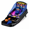 LEAN TOYS jogo de basquetebol de mesa arcade com 3 cestos e dispositivo de lançamento