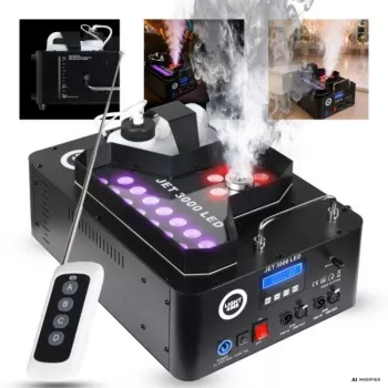 LIGHT4ME JET 3000 LED Máquina de névoa vertical 3000W DMX RGB