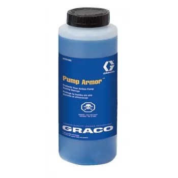 GRACO Pump Armor Líquido 1L - líquido rosa de armazenamento anticongelante e anticorrosão para máquinas de pintura airless e lavadoras de alta pressão