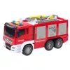 LEAN TOYS carro de bombeiros com jato de água, luzes e sons – veículo de emergência de fricção