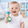 LEAN TOYS conjunto de chocalhos com bola macia – Amarelo e Verde, 2 peças