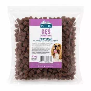 PETITTO Cubos de cálcio com ganso para cães 500g