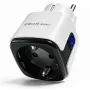 Tomada inteligente WiFi QOLTEC 16A com monitorização de energia e temporizador