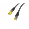 LANBERG Cabo de rede Cat.6A S/FTP LSZH 20m preto – 10GbE, Fluke Passed, 26AWG cobre puro