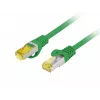 Lanberg PCF6A-10CU-2000-G Cabo de rede Cat.6A S/FTP LSZH cobre 20m verde Fluke Passed