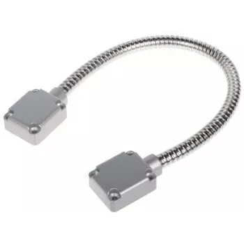 DELTA ATLO-KP-11X400 bainha metálica de proteção de cabos, aço inoxidável, prateado