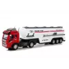 LEAN TOYS Camião-cisterna R/C com luz e som, escala 1:32, camião telecomandado 2,4 GHz