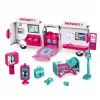 LEAN TOYS ambulância dobrável para hospital de bonecas, mini acessórios para bonecas, 11 peças