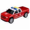 LEAN TOYS conjunto de veículos de bombeiros: helicóptero e carro, luzes, sons 1:32