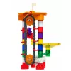 LEAN TOYS blocos de construção pista espacial para bolas túnel colorido 3D 85 peças