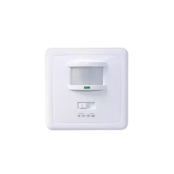 MACLEAN MCE18 detetor de movimento PIR com reconhecimento de som, montagem na parede, 160°, 1200W, branco