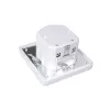 MACLEAN MCE18 detetor de movimento PIR com reconhecimento de som, montagem na parede, 160°, 1200W, branco