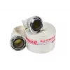 AWTOOLS AW WATER HOSE KPL. FIREFIGHTER 3 x 25m 8BAR conjunto de mangueiras de água para bombeiros, 75m de comprimento total, uniões Storz-C de 52mm, branco