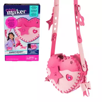 Cool Maker Heart Handbag Conjunto de costura e trabalhos manuais