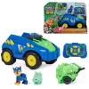 Paw Patrol: O Filme Dino - Veículo de resgate Dino RC Chase da Spin Master