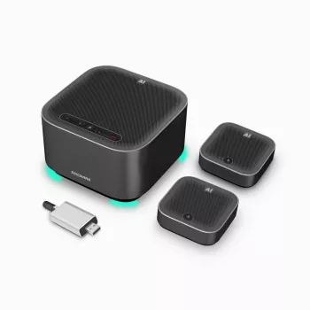 Kit de conferência ROCWARE A10W para grandes salas de reunião