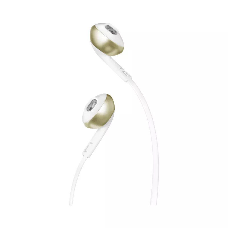 Auscultadores intra-auriculares JBL T205 dourado champanhe com microfone