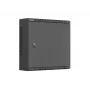 Lanberg TPR 10 Caixa de instalação de montagem em parede com placa perfurada, 400 x 400 x 140 mm, Preto, montada WAT1-4014-00B