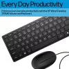 Conjunto de rato e teclado HP Wired Desktop 320MK - preto