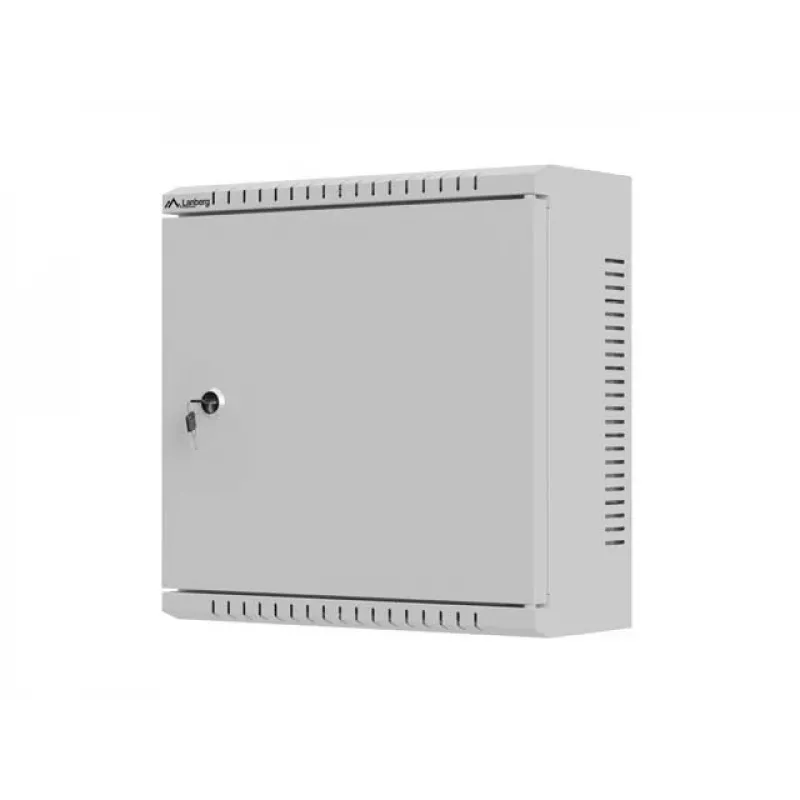 Armário de instalação de parede TPR 10 Lanberg com placa de rede 340x340x140 mm cinzento (montado)