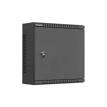 LANBERG WAT1-3414-00B Armário de instalação de montagem na parede TPR 10 com placa de rede 340x340x140 mm preto