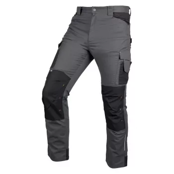 NEO TOOLS Mix&Match Calças de trabalho, lona, reforçadas com Cordura, cinzento-preto, tamanho L