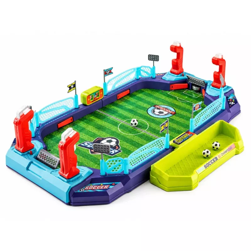 Jogo 2 em 1 de futebol de mesa e hóquei no ar para 2 jogadores LEAN TOYS