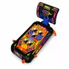 LEAN TOYS Jogo de arcada máquina de flippers de mesa contador de pontos luzes sons