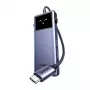 UGREEN hub USB-C 7-em-1 com 3x USB 3.0, HDMI 4K, Gigabit Ethernet, 100W PD, Space Grey