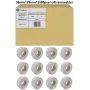 Etiquetas autocolantes A4 brancas G&G 19803 105x148mm 4/folha 100 folhas (400 etiquetas)