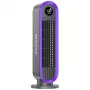 Ventilador de torre portátil AWEI F52 3600mAh recarregável por USB-C cinzento