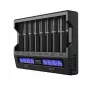 XTAR VC8S USB-C SET Carregador de baterias, 3,7V/1,2V