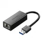 Adaptador de rede UGREEN USB 3.0 para Gigabit Ethernet CR111 preto
