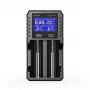 Carregador de baterias XTAR VX2 PRO SET, 3,7V/1,5V/1,2V
