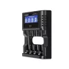 XTAR L4 PRO USB-C Carregador de pilhas Li-ion/Ni-MH, 1,5V/1,2V